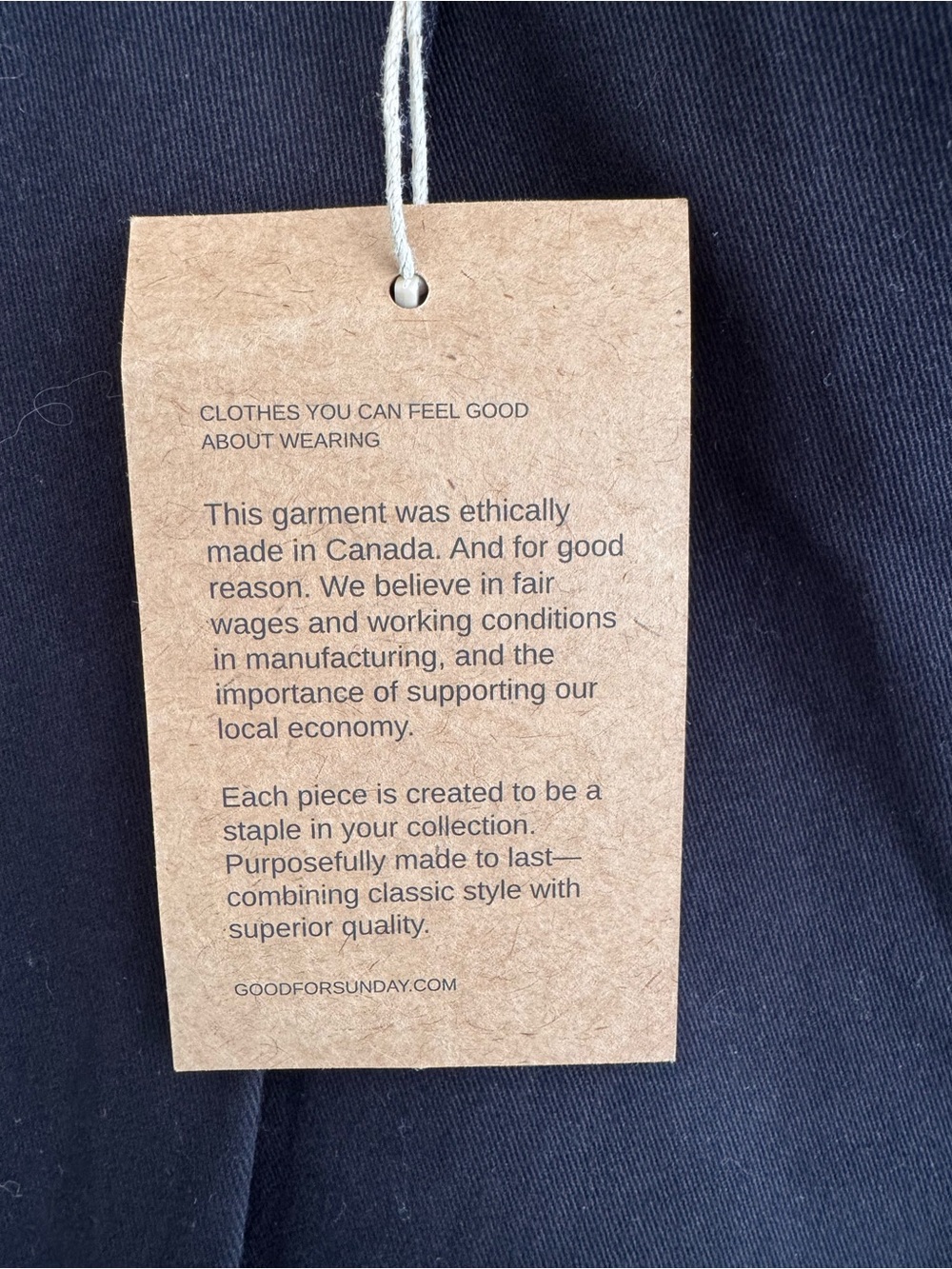 Organic Cotton High-rise pleated Trousers - Picture 5 of 12